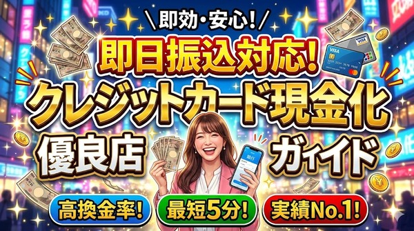 即日振込対応のクレジットカード現金化優良店ガイド